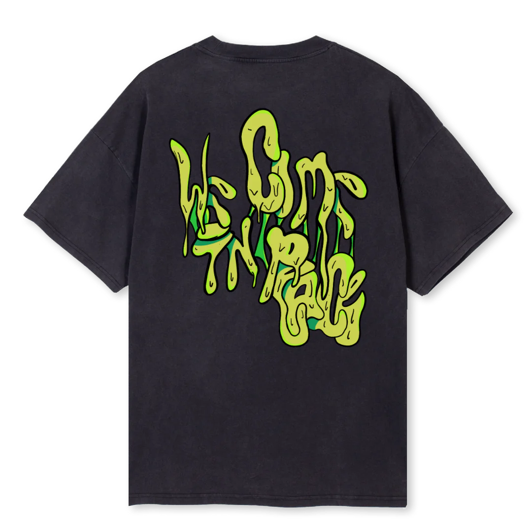 Vintage Oversized Alienated - We Come in Peace Tee