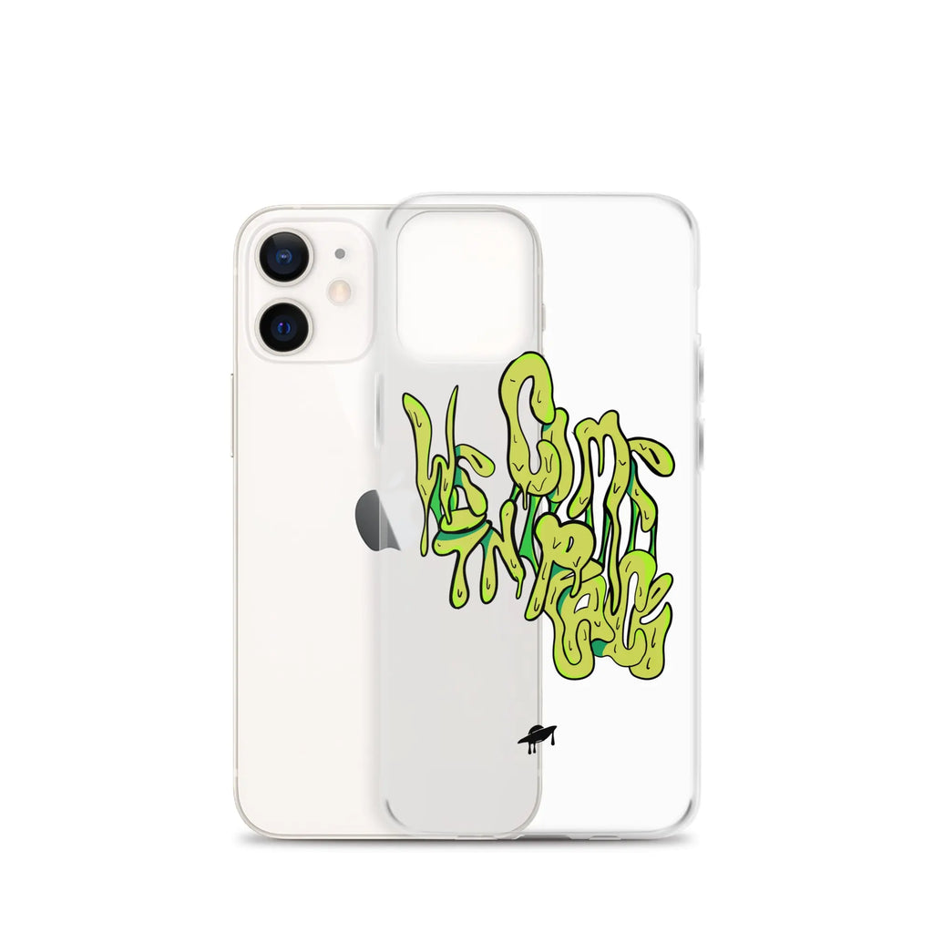 "We Come in Peace" iPhone Case