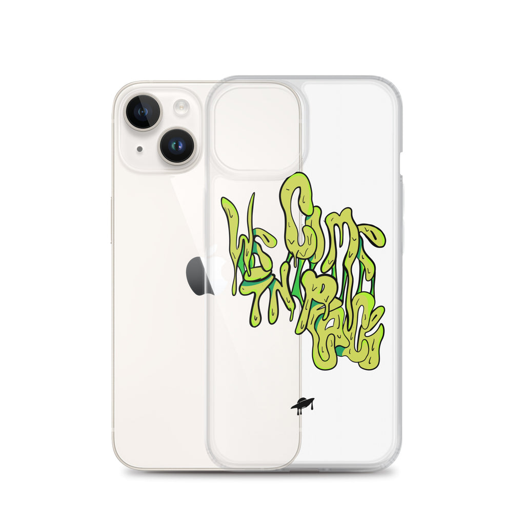 "We Come in Peace" iPhone Case