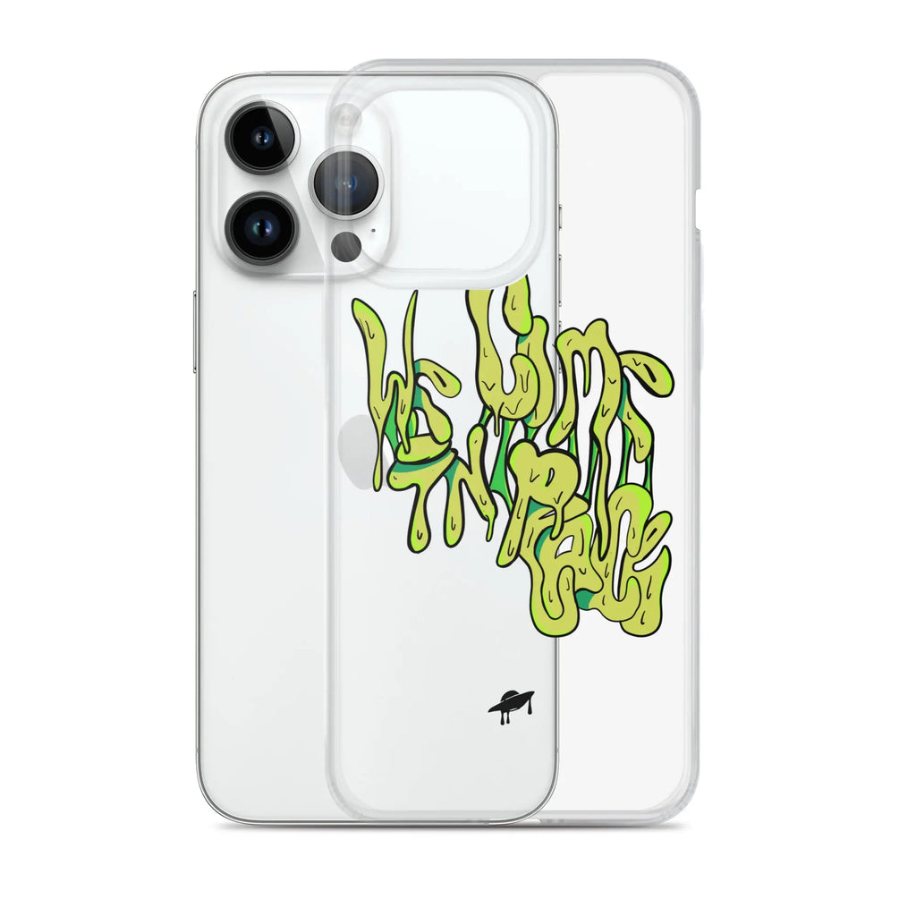 "We Come in Peace" iPhone Case
