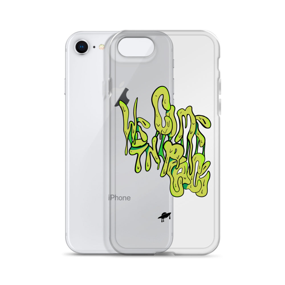 "We Come in Peace" iPhone Case