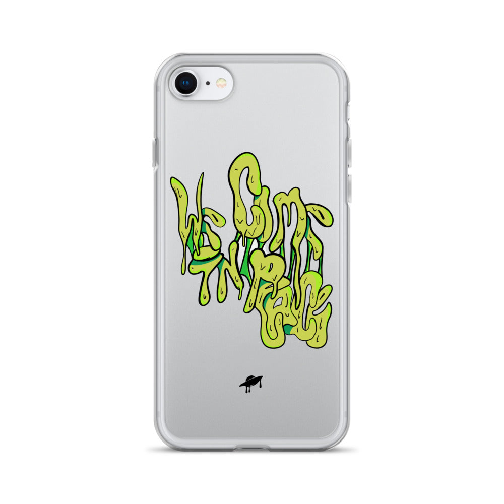 "We Come in Peace" iPhone Case