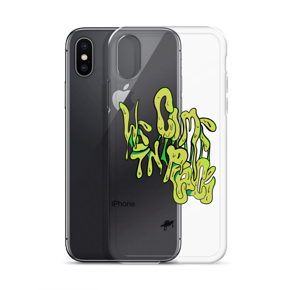 "We Come in Peace" iPhone Case